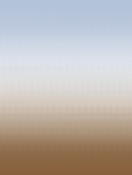 Vzorka obrazovej tapety Fog brown-blue