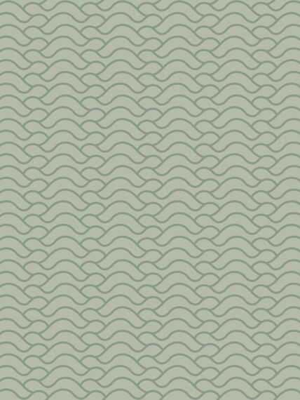 Vzorka tapety Waves green