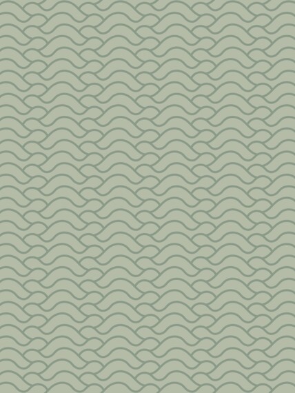 Vzorka tapety Waves green