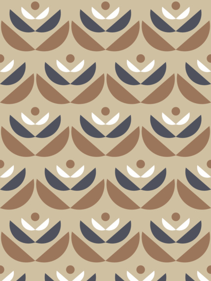 Vzorka tapety 1 m Cookies brown