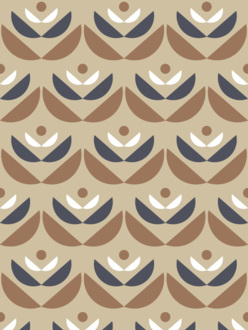 Vzorka tapety 1 m Cookies brown